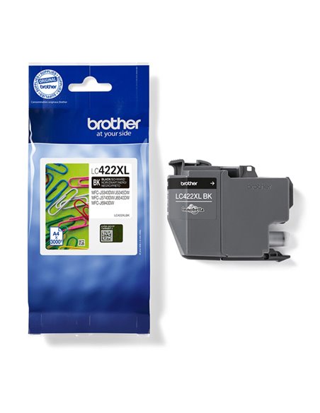 Brother Cartuccia nero da 3.000 pagine LC422XLBK
