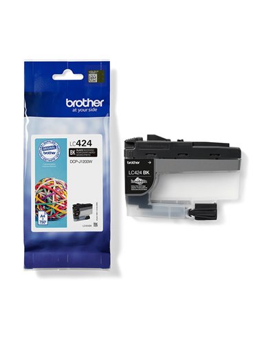 Brother Cartuccia Nero per DCPJ1200W _750 pag LC424BK