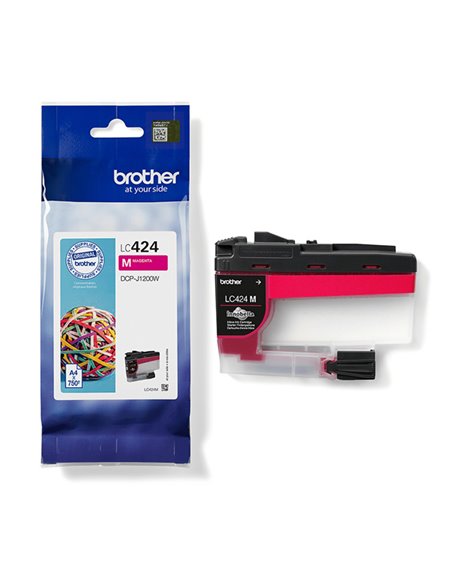 Brother Cartuccia Magenta per DCPJ1200W _750 pag LC424M