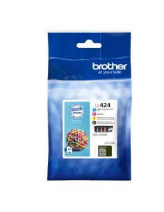Brother Kit 4 cartucce BK/C/M/Y da 750 pag cad LC424VAL BROTHER INKJET