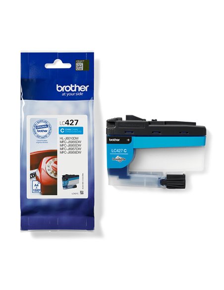 Brother Cartuccia Ciano per MFCJ5955DW-MFCJ6955DW -HLJ6010DW_1.500 pag LC427C