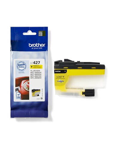 Brother Cartuccia Giallo per MFCJ5955DW-MFCJ6955DW -HLJ6010DW_1.500 pag LC427Y