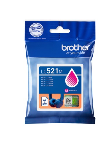 Brother Cartuccia Magenta LC521M - 500pag LC521M BROTHER INKJET