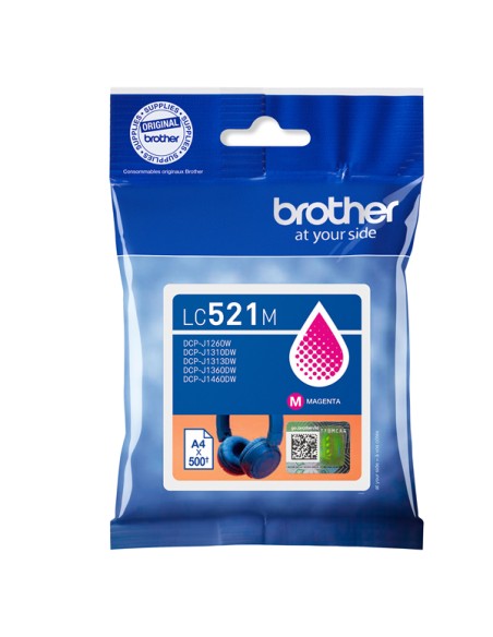 Brother Cartuccia Magenta LC521M - 500pag LC521M BROTHER INKJET