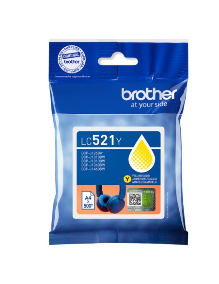 Brother Cartuccia Giallo LC521Y - 500pag LC521Y BROTHER INKJET