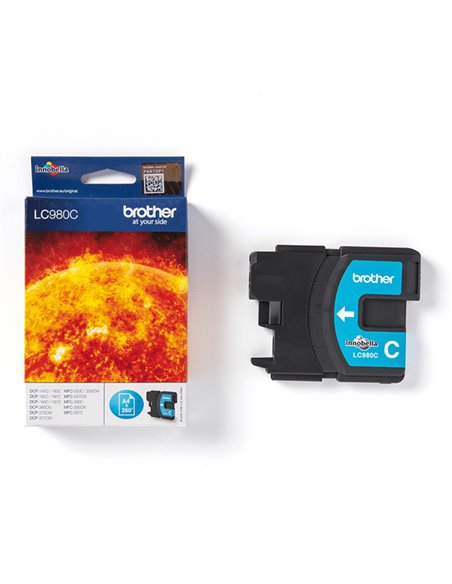 CARTUCCIA CIANO DCP-145C LC-980C BROTHER INKJET