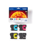 VALUE PACK NERO CIANO MAGENTA GIALLO DCP-145C LC980VALBP