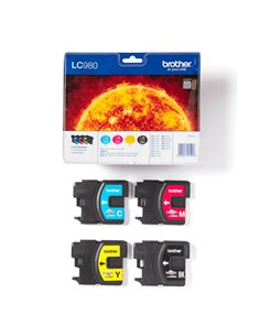 VALUE PACK NERO CIANO MAGENTA GIALLO DCP-145C LC980VALBP BROTHER INKJET