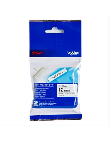 NASTRO MK231 12MMX8MT NERO/BIANCO MK-231BZ