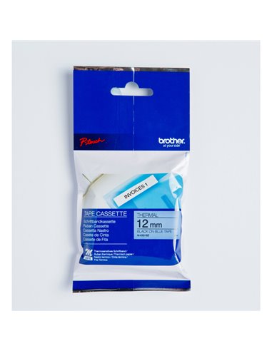 NASTRO MK531BZ 12MMX8MT NERO/BLU MK-531BZ BROTHER ETICHETTE-NASTRI-TAMPONI PER ETICHETTATRICI E PREZZATRICI