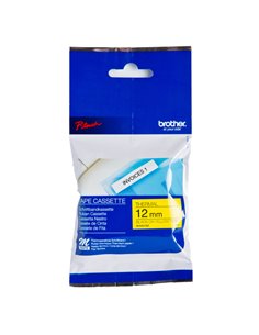 NASTRO BROTHER MK631 12MMX8MT NERO/GIALLO MK-631BZ BROTHER ETICHETTE-NASTRI-TAMPONI PER ETICHETTATRICI E PREZZATRICI