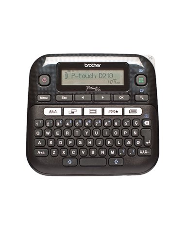 Etichettatore Brother PT-D210 PTD210UR1 BROTHER ETICHETTATRICI ELETTRONICHE E MANUALI