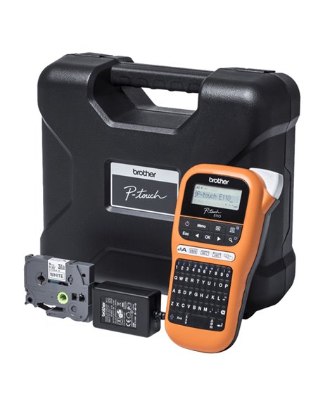 Brother Etichettatrice palmare PTE110 per settore elettrico PTE110U1 BROTHER ETICHETTATRICI ELETTRONICHE E MANUALI