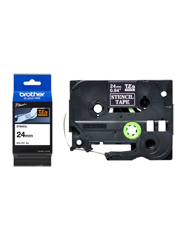 NASTRO BROTHER ST-E151 24MMx3MT PER APPLICAZIONI ELETTRONICA STE151 BROTHER ETICHETTE-NASTRI-TAMPONI PER ETICHETTATRICI E PRE...