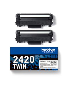 Bundle di 2 toner nero TN-2420 da 3.000 pagine TN2420TWIN