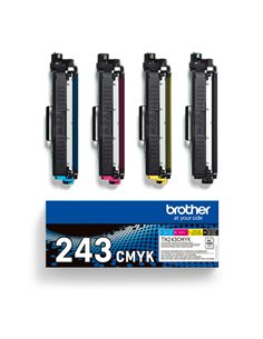 Brother Toner Multipack toner ciano, magenta, giallo, nero da circa 1.000 pagine TN243CMYK