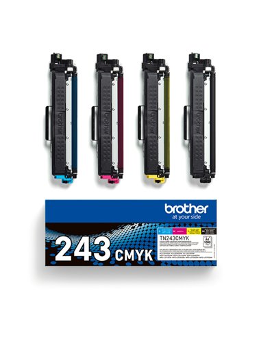 Brother Toner Multipack toner ciano, magenta, giallo, nero da circa 1.000 pagine TN243CMYK