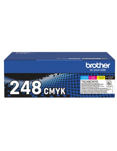 Brother Value Pack 1x (BK/C/M/Y) 1.000 pag TN248VAL