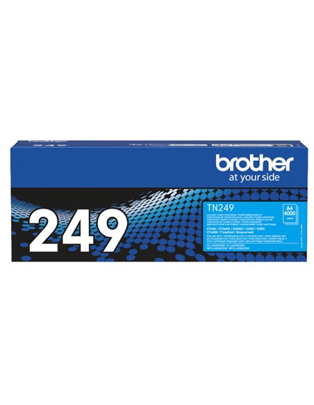 Brother Toner Ciano 4.000 pag TN249C BROTHER PRODOTTI PER LASER