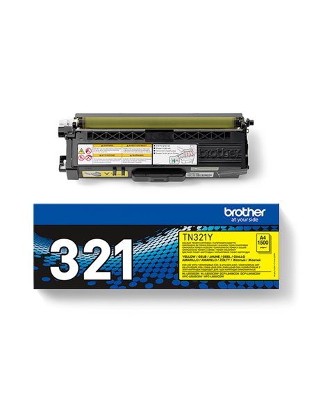 TONER GIALLO AD ALTA CAPACITA TN-321Y TN321Y BROTHER PRODOTTI PER LASER