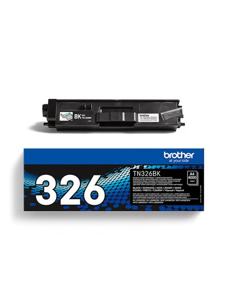 TONER NERO AD ALTISSIMA CAPACITA TN-326K TN326BK BROTHER PRODOTTI PER LASER