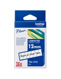 Brother Nastro Laminato da 12 mm x 4mt Nero/Trasparente- TZe131S TZE131S