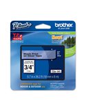 NASTRO BROTHER TZE-141 18MMx8MT NERO/TRASPARENTE TZE141