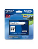 NASTRO BROTHER TZE-231 12MMx8MT NERO/BIANCO LAMINATO TZE-231