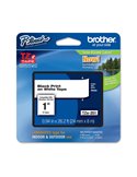 NASTRO BROTHER TZ-e251 24MMx8MT NERO/BIANCO TZ-E251