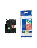 NASTRO LAMINATO BROTHER TZE-461 36MMx8MT NERO/ROSSO TZE461