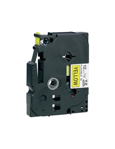 NASTRO LAM. FLESSIBILE TZE-FX631 12MMx8MT NERO/GIALLO TZEFX631 BROTHER ETICHETTE-NASTRI-TAMPONI PER ETICHETTATRICI E PREZZATRICI