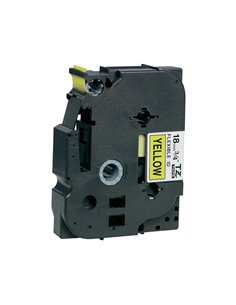NASTRO LAM. FLESSIBILE TZE-FX641 18MMx8MT NERO/GIALLO TZEFX641 BROTHER ETICHETTE-NASTRI-TAMPONI PER ETICHETTATRICI E PREZZATRICI