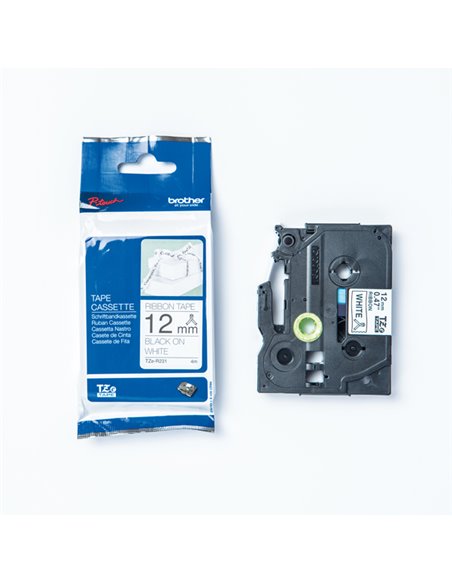 Brother Nastro in tessuto da 12 mm Nero su Bianco (4m) TZER231 BROTHER ETICHETTE-NASTRI-TAMPONI PER ETICHETTATRICI E PREZZATRICI