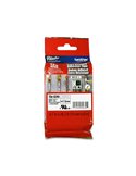 NASTRO LAM.CON ADESIVO RESIST.TZE-S241 18MMx8MT NERO/BIANCO TZES241