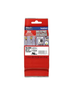 NASTRO LAM.CON ADESIVO RESIST.TZE-S261 36MMx8MT NERO/BIANCO TZES261 BROTHER ETICHETTE-NASTRI-TAMPONI PER ETICHETTATRICI E PRE...