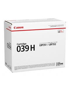 TONER NERO 039H ALTA CAPACITA LBP352x e LBP351 0288C001 CANON PRODOTTI PER FOTOCOPIATORI