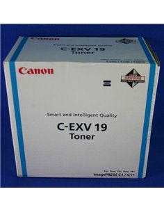 TONER CIANO C-EXV19 IMAGEPRESS C1 0398B002AA CANON PRODOTTI PER FOTOCOPIATORI