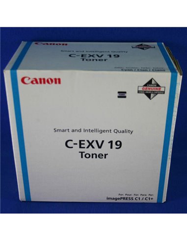 TONER CIANO C-EXV19 IMAGEPRESS C1 0398B002AA CANON PRODOTTI PER FOTOCOPIATORI