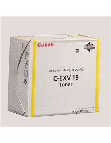 TONER GIALLO C-EXV19 IMAGEPRESS C1 0400B002AA CANON PRODOTTI PER FOTOCOPIATORI