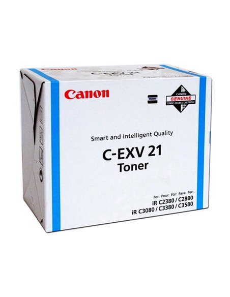 TONER CIANO C-EXV21 IR2880/2880I/3380/3380I 0453B002AA CANON PRODOTTI PER FOTOCOPIATORI
