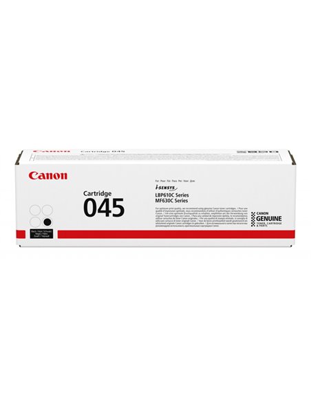 TONER CANON CRG 045 BK NERO PER LBP613Cdw, LBP611Cn MF635Cx, MF633Cdw, MF631Cn 1242C002 CANON PRODOTTI PER LASER