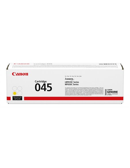 TONER CANON CRG 045 Y GIALLO PER LBP613Cdw, LBP611Cn MF635Cx, MF633Cdw, MF631Cn 1239C002 CANON PRODOTTI PER LASER