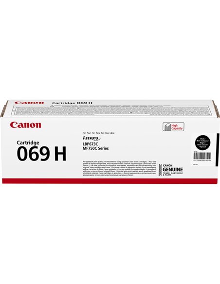 Canon Toner Nero 069H-7.600 pag 5098C002 CANON PRODOTTI PER FOTOCOPIATORI