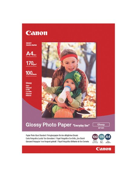 RISMA 100 FG GLOSSY PHOTO PAPER BJ MEDIA GP-501 A4 0775B001 CANON INKJET