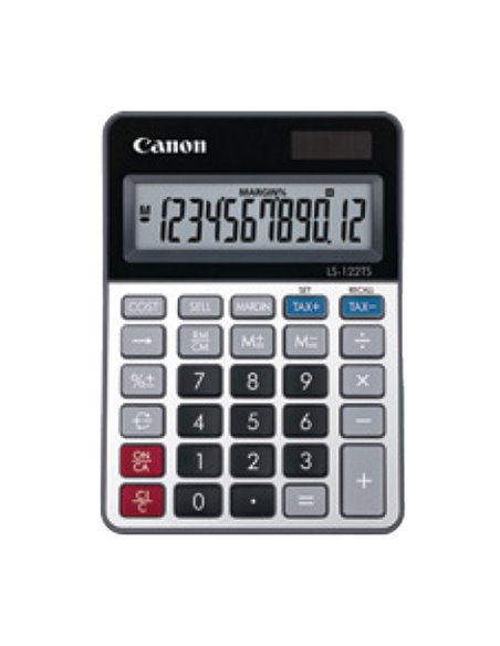 Canon Calcolatrice LS-122TS DBL EMEA GRIGIO 2470C002 CANON DA TAVOLO