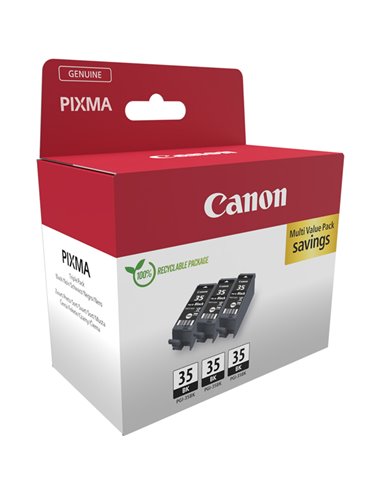 Canon Cartuccia Ink PGI-35 Nero (3 cartucce) 1509B028 CANON INKJET