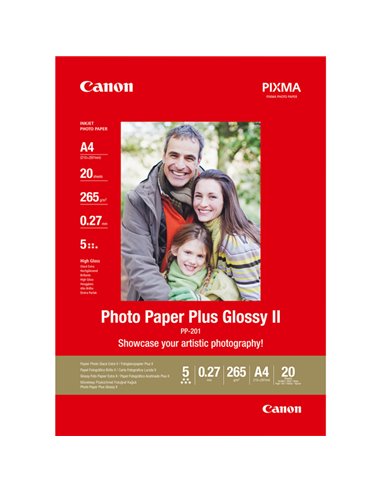RISMA 20 FG CARTA BJ MEDIA PAPER PH PP-201 A4 260gr 2311B019 CANON INKJET