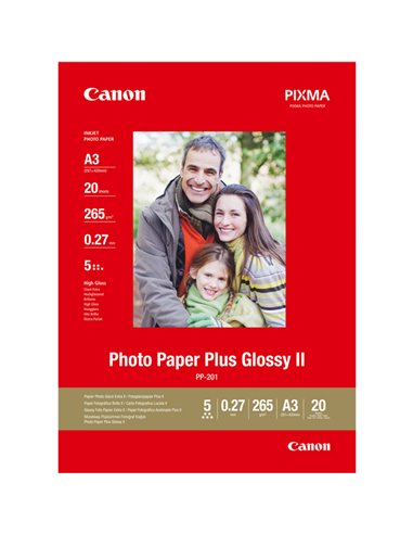 CANON CARTA FOTOGRAFICA PP-201 260g/m2 A3 20 FOGLI 2311B020 CANON INKJET