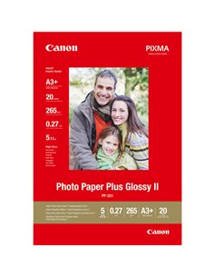 CARTA FOTOGRAFICA CANON PLUS GLOSSY PP-201 A3+ 20 fogli 260g/m2 2311B021 CANON INKJET