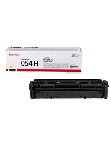 Canon Toner giallo 054 HC LBP623Cdw LBP621Cw MF645Cx MF643Cdw MF641Cw-2.300 pag 3025C002 CANON INKJET